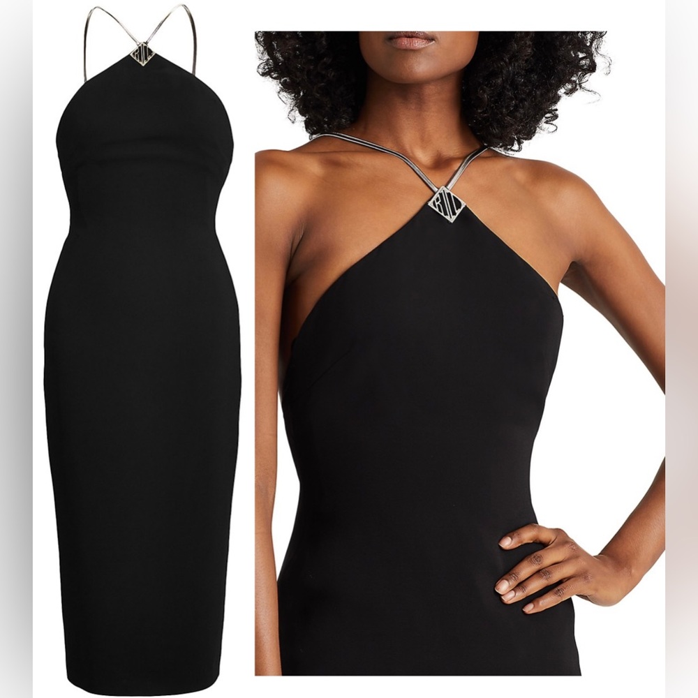 Ralph Lauren Collection Dinara Sleeveless Cocktail Dores